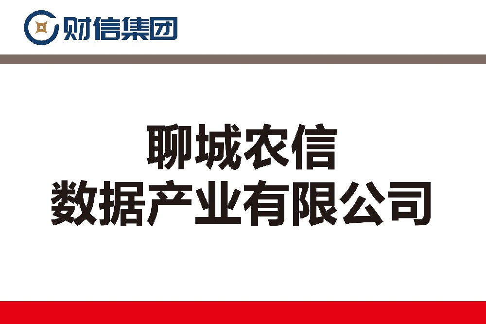 聊城农信数据产业有限公司